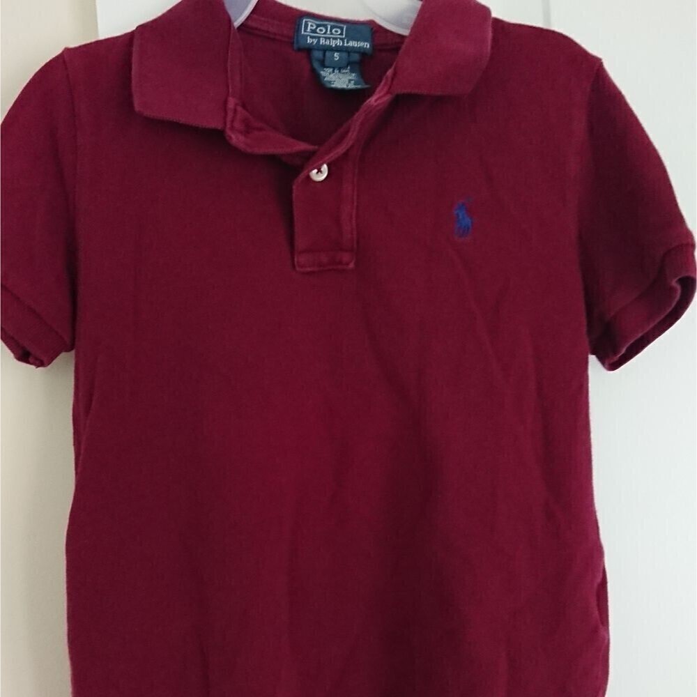 Polo Ralph Lauren Little Boys Basic Mesh Knit Polo size 5